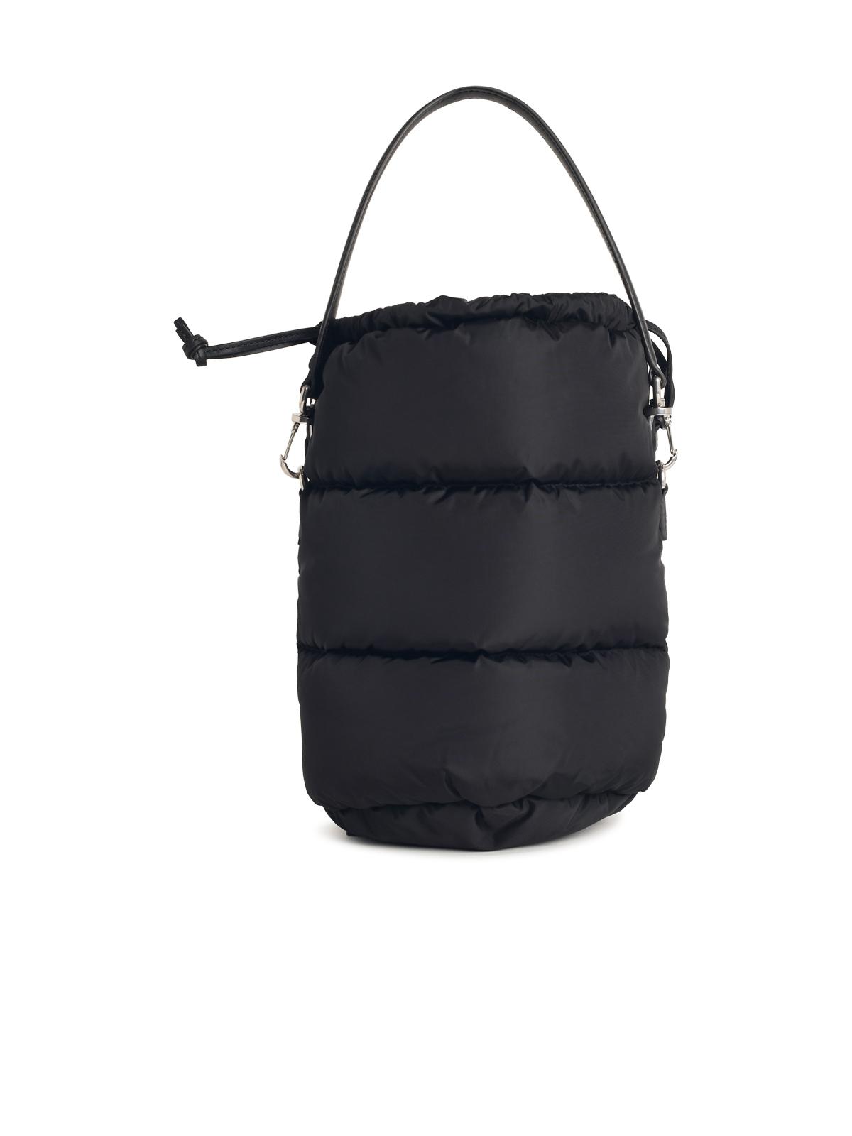 Moncler 'Caradoc' Bucket Bag In Black Polyamide Women