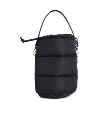 Moncler 'Caradoc' Bucket Bag In Black Polyamide Women
