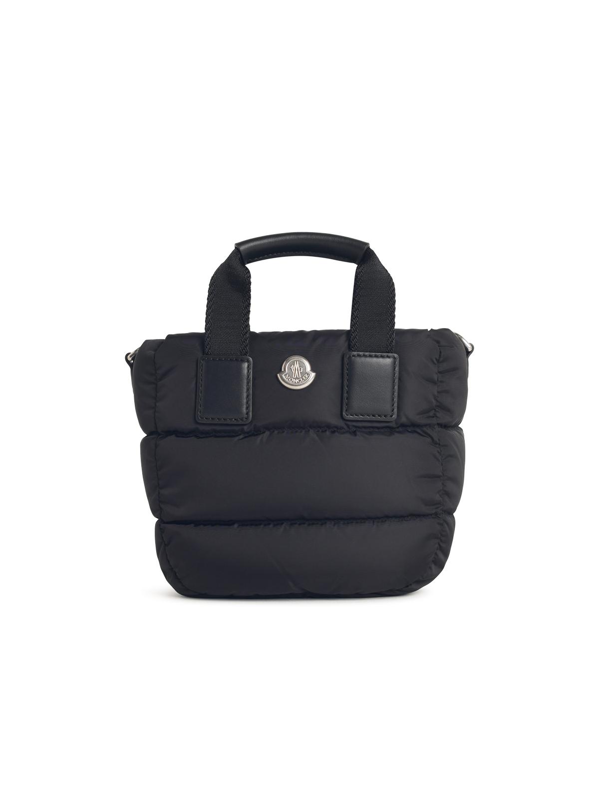 Moncler Micro 'Caradoc' Black Nylon Bag Women