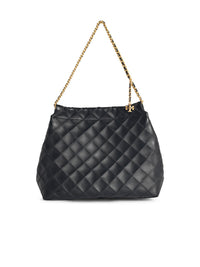 TORY BURCH Tory Burch 'Fleming Hobo' Black Leather Bag Women