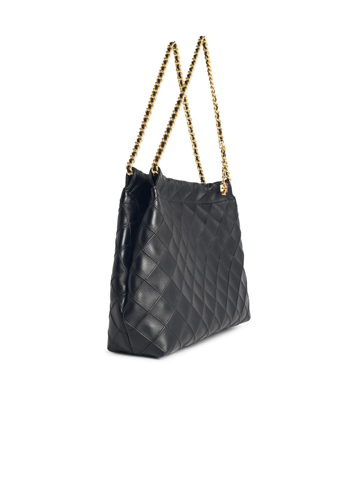 TORY BURCH Tory Burch 'Fleming Hobo' Black Leather Bag Women