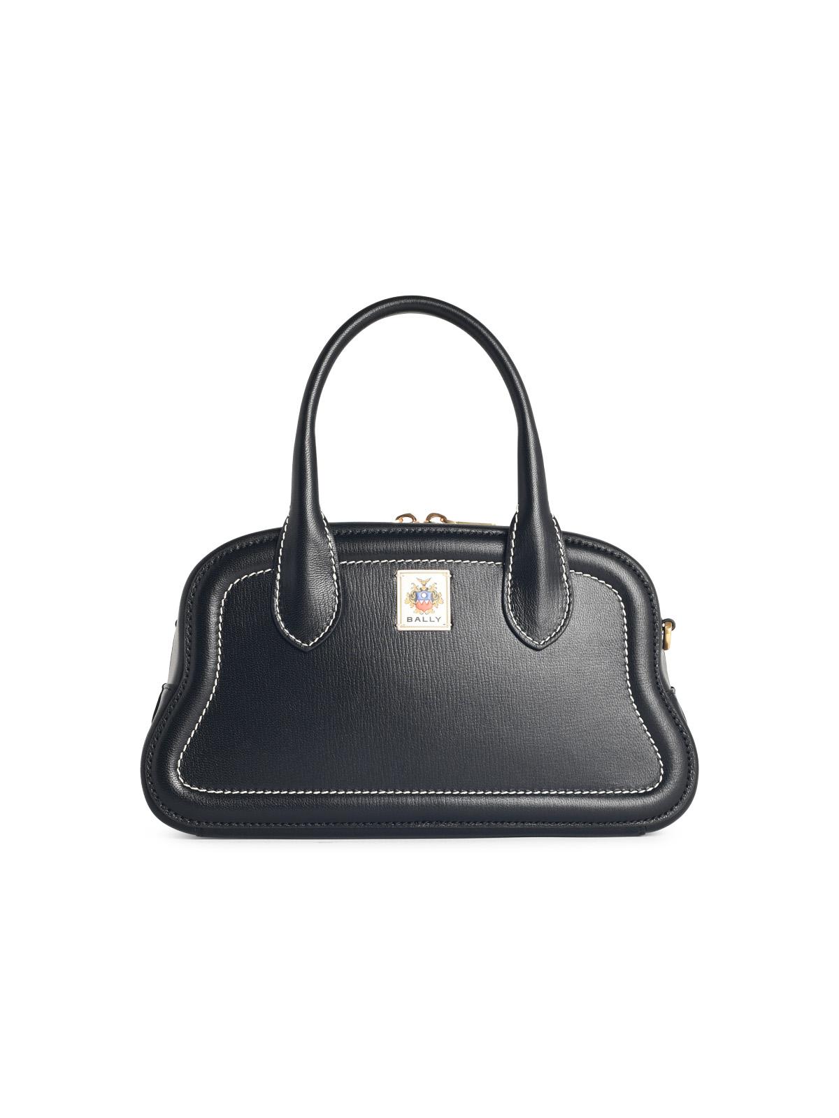 BALLY Bally 'Unda' Black Grenade Leather Bag Women