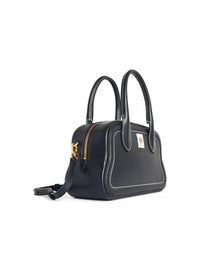 BALLY Bally 'Unda' Black Grenade Leather Bag Women
