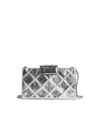 TORY BURCH Tory Burch Silver Leather Crossbody Bag Women