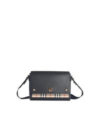 Burberry Medium 'Note' Black Leather Bag Women