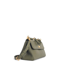 Dolce & Gabbana Ìmy Sicilyì Medium Handbag In Green Leather Women