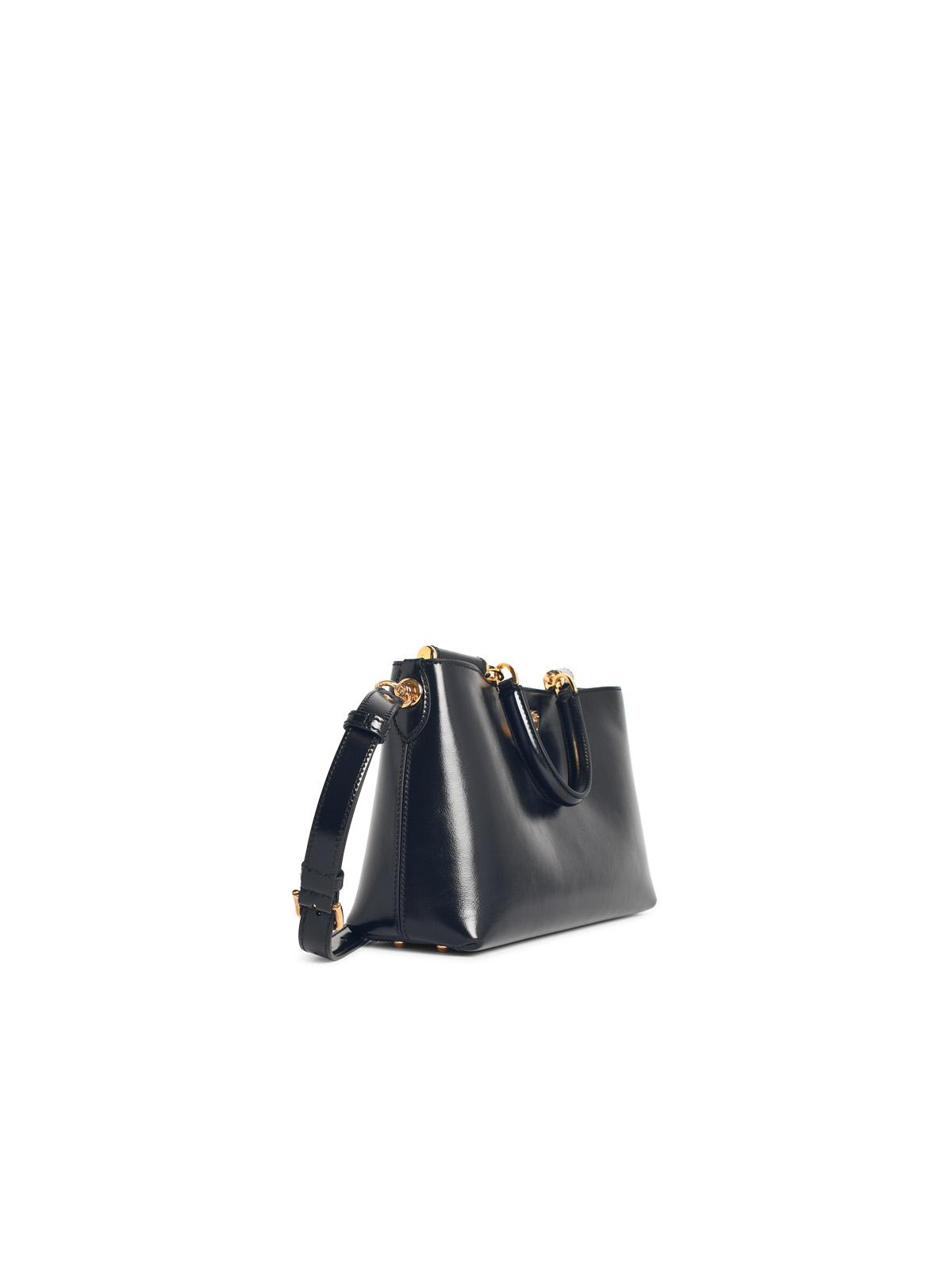 Dolce & Gabbana Large 'My Sicily' Black Leather Bag Women