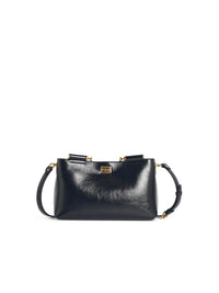 Dolce & Gabbana Large 'My Sicily' Black Leather Bag Women