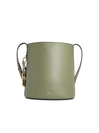 FURLA Furla Roxie' Bucket Bag In Green Leather Women