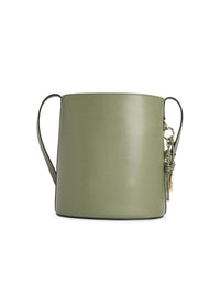 FURLA Furla Roxie' Bucket Bag In Green Leather Women
