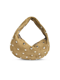 Khaite Olivia Hobo' Mud Green Suede Bag Women