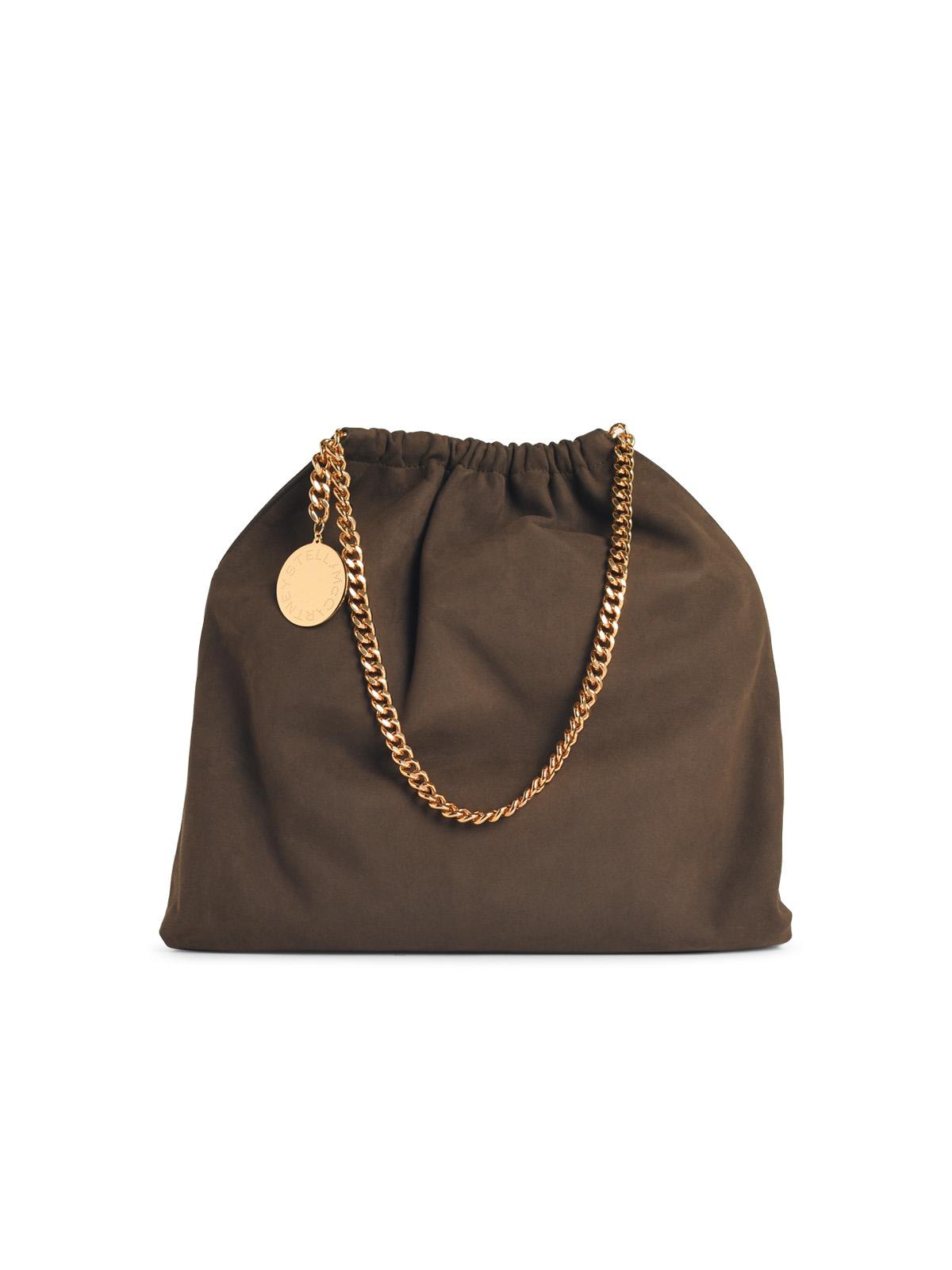 STELLA McCARTNEY Stella Mccartney 'Falabella' 'Alter Suede Moka' Drawstring Shoulder Bag Women