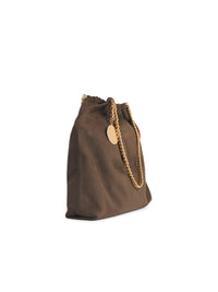 STELLA McCARTNEY Stella Mccartney 'Falabella' 'Alter Suede Moka' Drawstring Shoulder Bag Women
