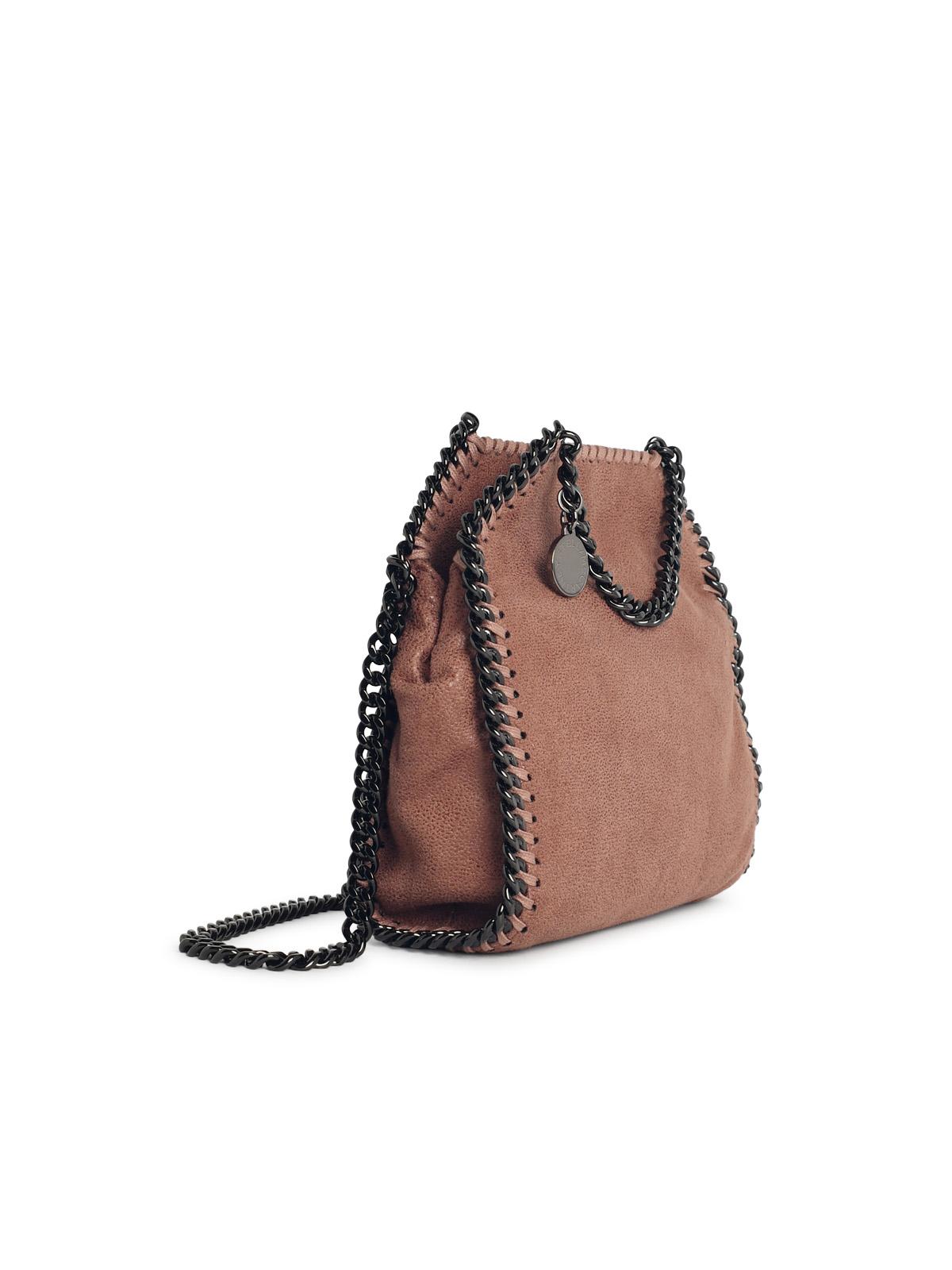 STELLA McCARTNEY Stella Mccartney 'Falabella Tiny Tote' Brown 'Shaggy Deer' Bag Women