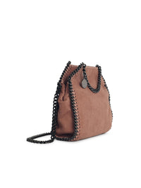 STELLA McCARTNEY Stella Mccartney 'Falabella Tiny Tote' Brown 'Shaggy Deer' Bag Women
