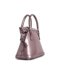 MAISON MARGIELA Maison Margiela Micro '5Ac Classique' Purple Leather Bag Women