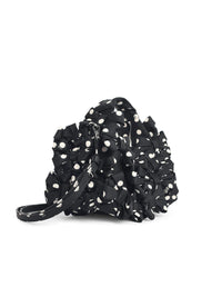 Ganni 'Hobo' Mini Bag In Black Fabric Women
