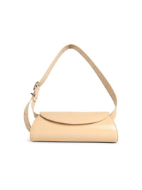 Jil Sander Small 'Cannolo' Beige Leather Bag Women