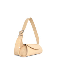Jil Sander Small 'Cannolo' Beige Leather Bag Women