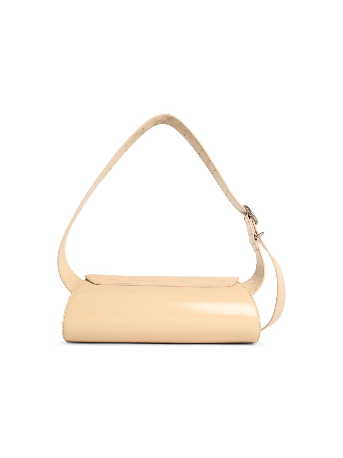 Jil Sander Small 'Cannolo' Beige Leather Bag Women