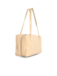 JIL SANDER Jil Sander 'Goji Pillow' Small Beige Leather Bag Women