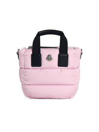 Moncler 'Micro Caradoc' Light Pink Polyamide Tote Bag Women