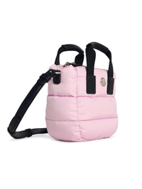 Moncler 'Micro Caradoc' Light Pink Polyamide Tote Bag Women
