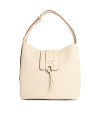 Hogan 'Hobo Hogan Trend' Ivory Leather Bag Women