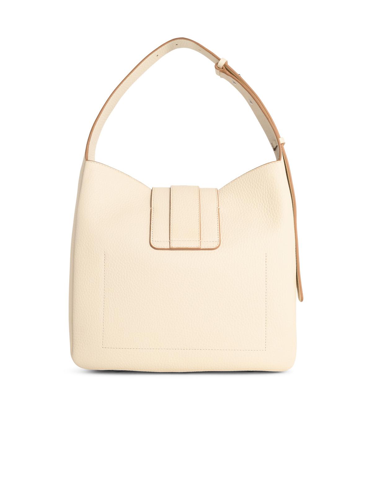Hogan 'Hobo Hogan Trend' Ivory Leather Bag Women