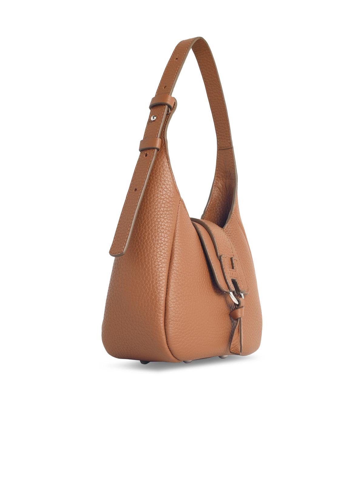 Hogan 'Hobo Hogan Trend' Mini Bag In Brown Leather Women