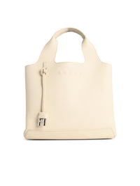 HOGAN Hogan Ivory Leather Shopping Bag Women