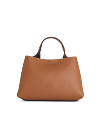 TOD'S Tod's Micro Bag In Natural Brown Leather Women