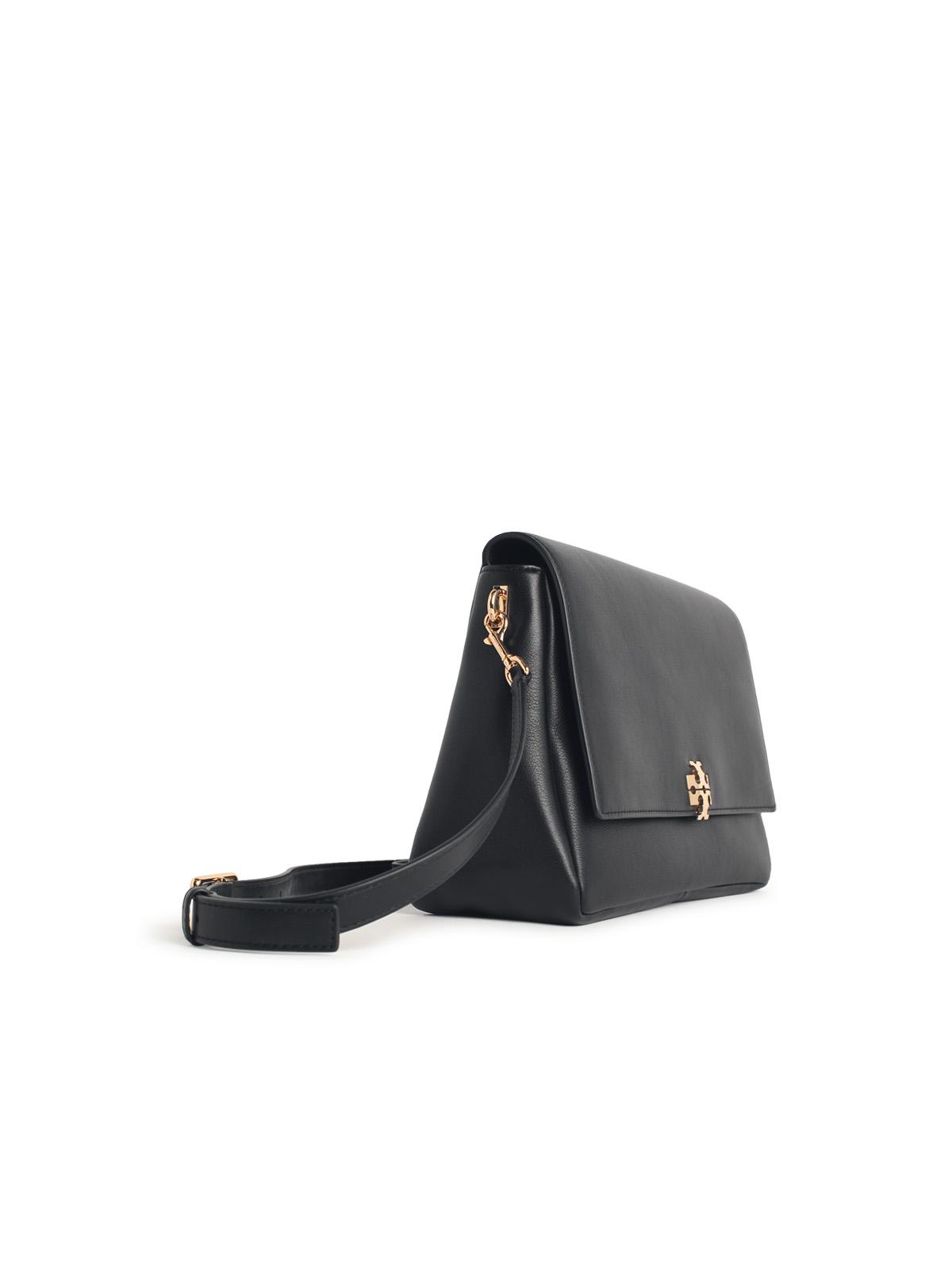 Tory Burch 'Charlie' Medium Shoulder Bag In Black Leather Women