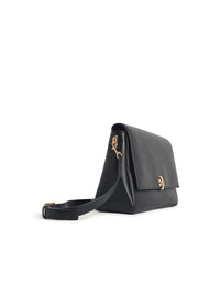 Tory Burch 'Charlie' Medium Shoulder Bag In Black Leather Women