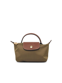 LONGCHAMP Longchamp 'Le Pliage Original' Clutch In 'Olive' Tela Women