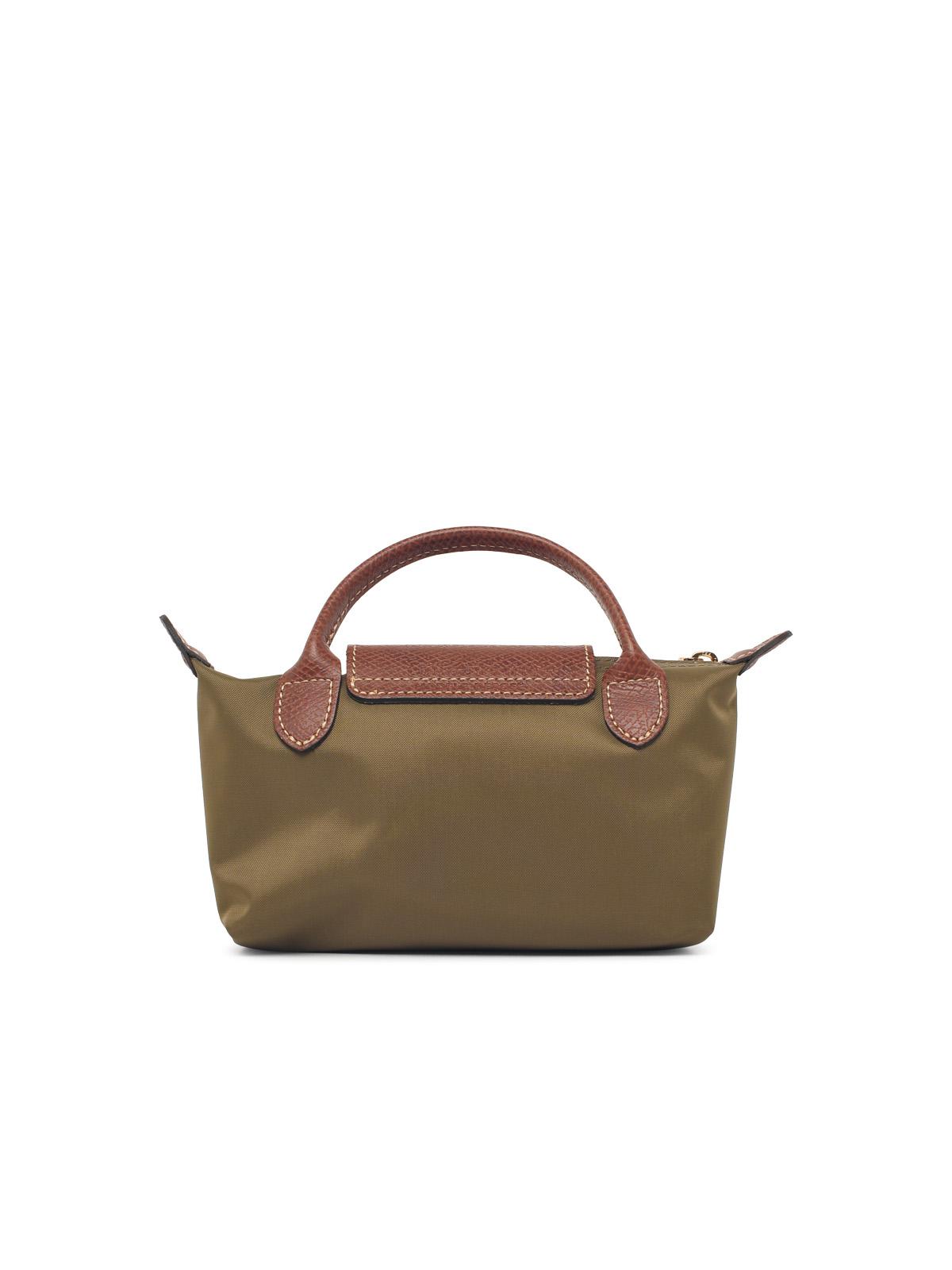LONGCHAMP Longchamp 'Le Pliage Original' Clutch In 'Olive' Tela Women