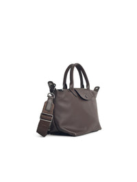 LONGCHAMP Longchamp 'S Le Pliage Xtra' Leather 'Moka' Handle Bag Women