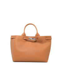 LONGCHAMP Longchamp 'Shopping Le Smart Flow L' Caramel Leather Bag Women