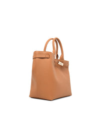 LONGCHAMP Longchamp 'Shopping Le Smart Flow L' Caramel Leather Bag Women