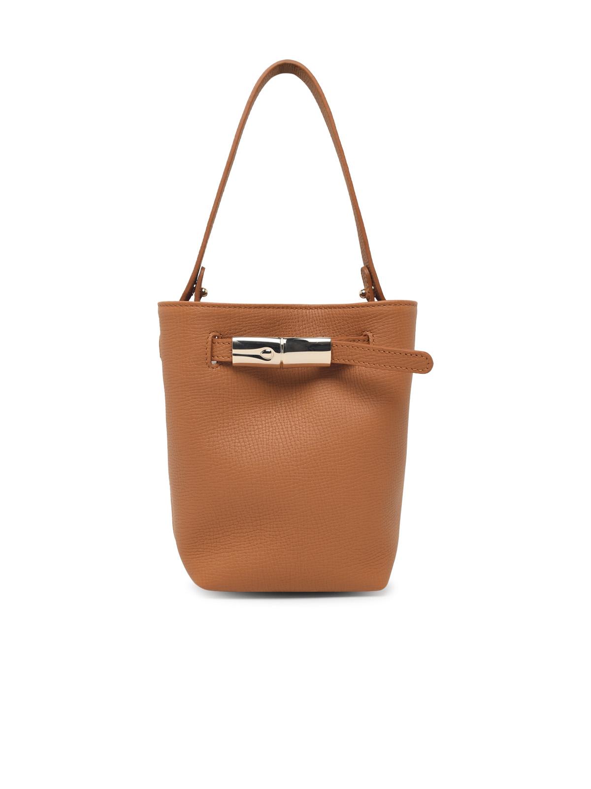 LONGCHAMP Longchamp 'Le Smart Flow' Brown Leather Bag Women