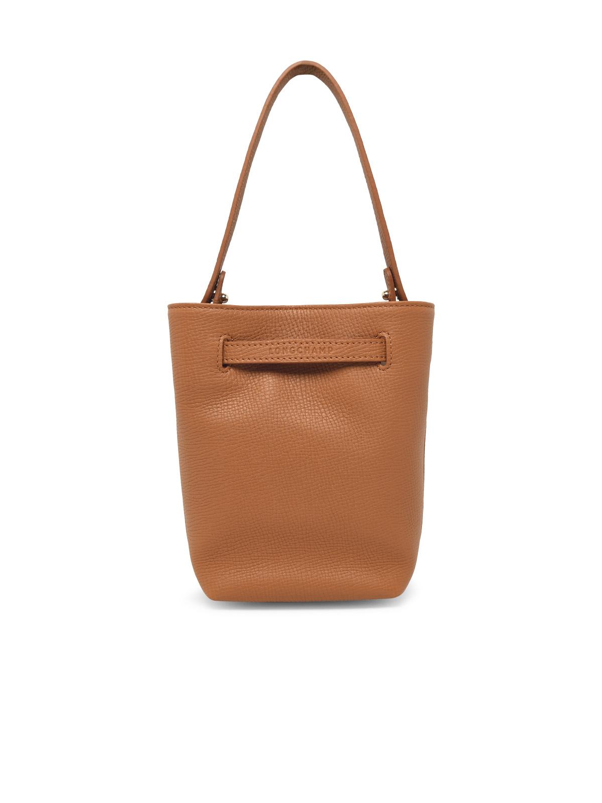 LONGCHAMP Longchamp 'Le Smart Flow' Brown Leather Bag Women