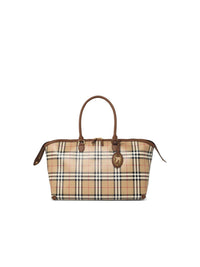 Burberry Beige Cotton Medium Tote Bag Archive Women
