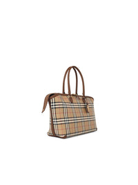 Burberry Beige Cotton Medium Tote Bag Archive Women