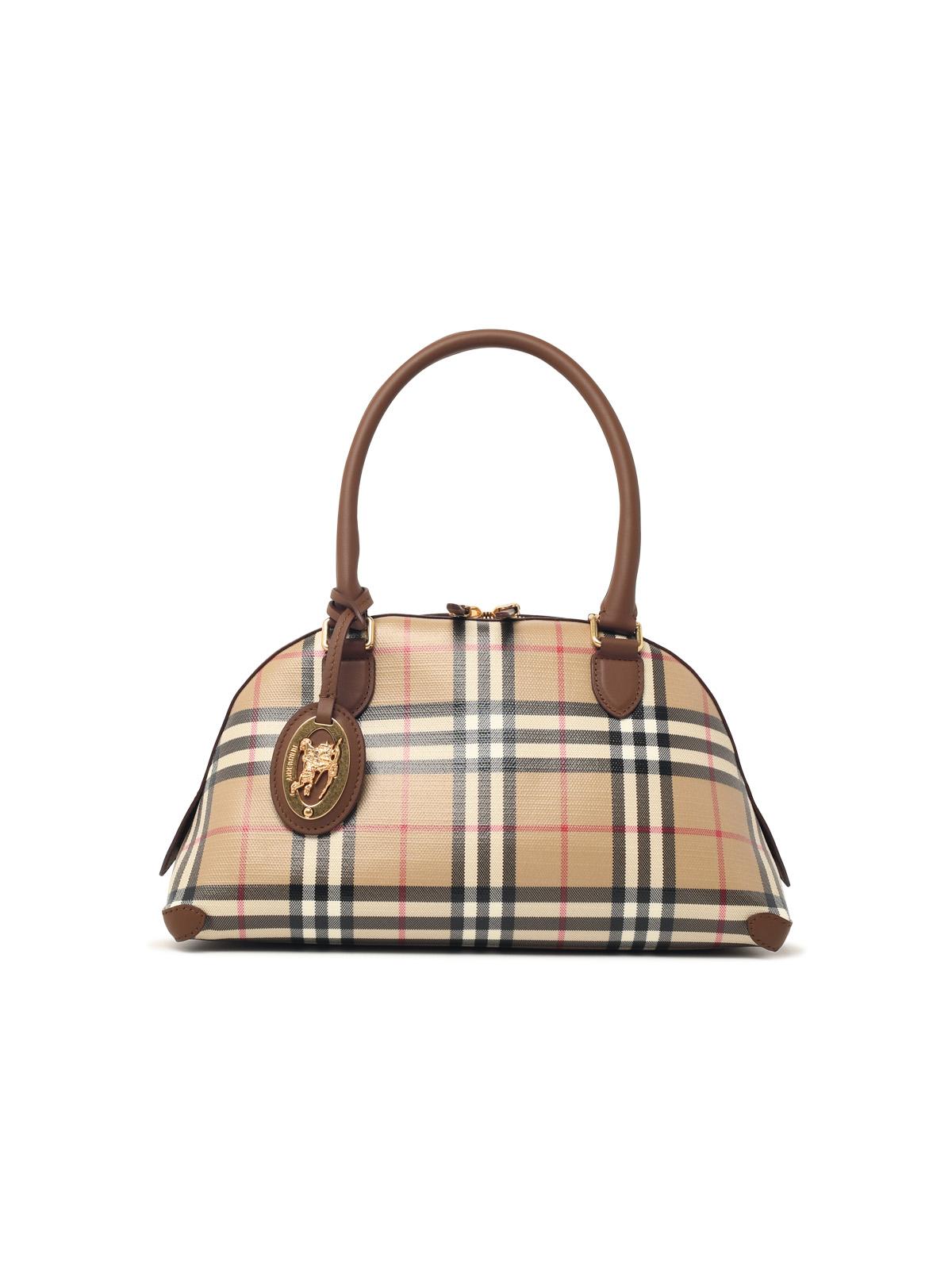Burberry Small 'Primrose' Bag In Beige Cotton Blend Women