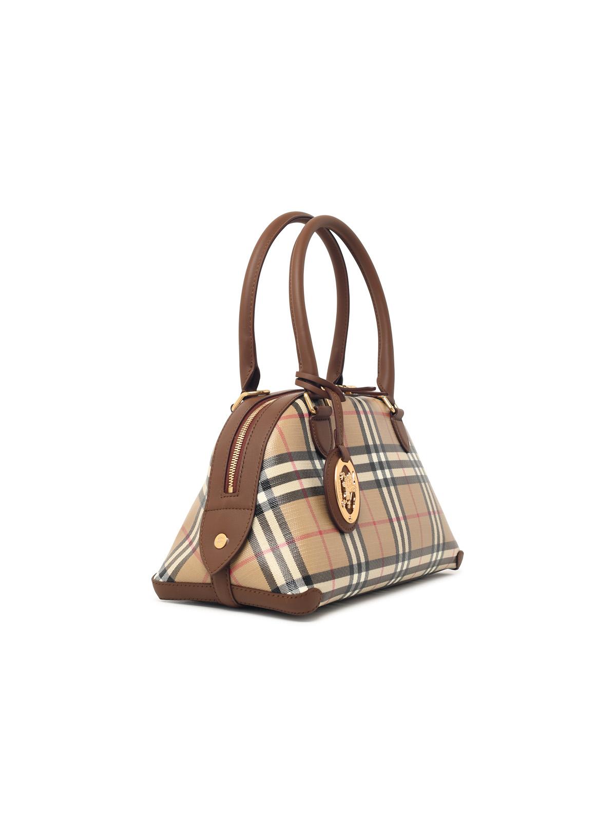 Burberry Small 'Primrose' Bag In Beige Cotton Blend Women