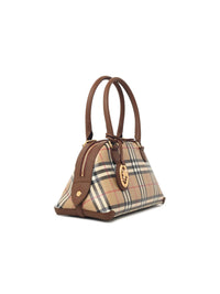 Burberry Small 'Primrose' Bag In Beige Cotton Blend Women