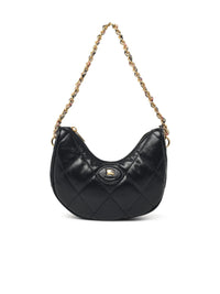 Burberry 'Horseshoe' Black Leather Bag Women