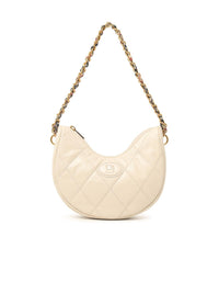 Burberry 'Horseshoe' Cream Leather Bag Women