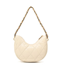 Burberry 'Horseshoe' Cream Leather Bag Women