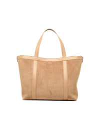 DOLCE & GABBANA Dolce & Gabbana 'Shopping Dg Belt' Beige Suede Bag Women